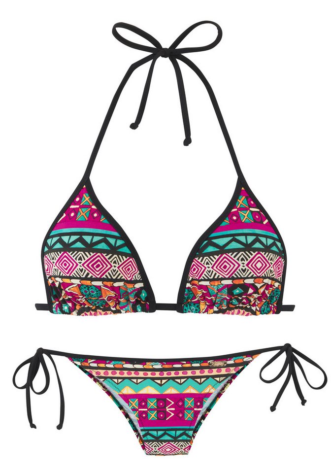 Buffalo Triangel-Bikini mit farbenfrohen Design – Bild 2 von 5