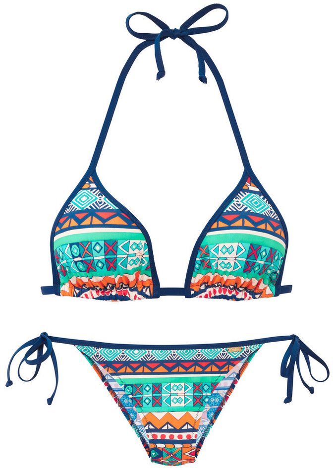 Buffalo Triangel-Bikini mit farbenfrohen Design – Bild 2 von 4