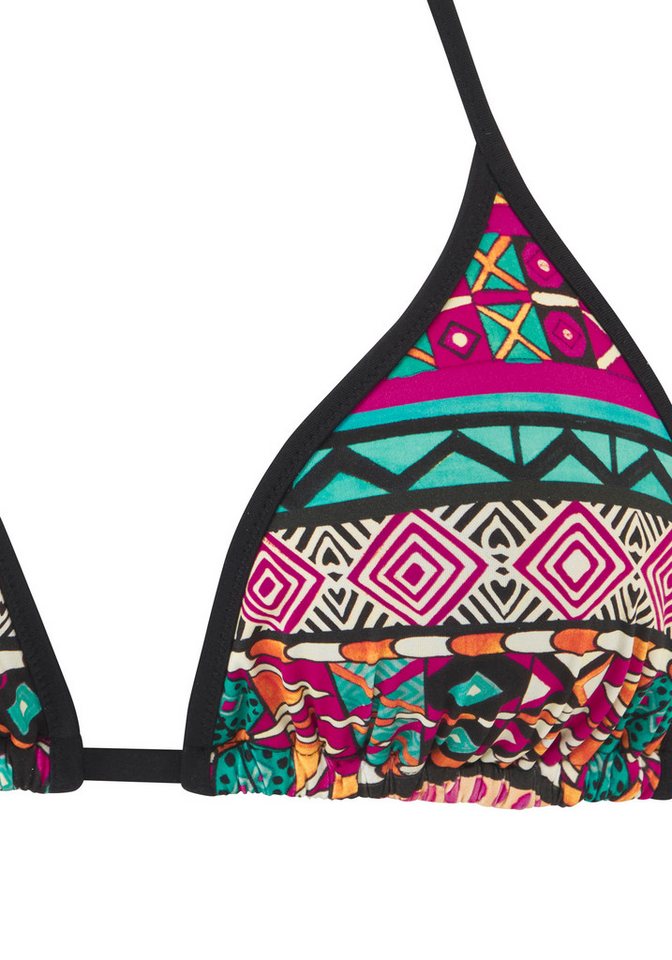 Buffalo Triangel-Bikini mit farbenfrohen Design – Bild 3 von 5