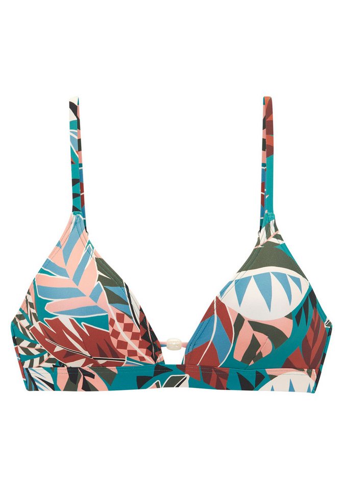 Buffalo Triangel-Bikini-Top Moana, mit modernem Allover-Print – Bild 2 von 4
