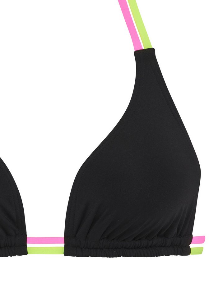 Buffalo Triangel-Bikini-Top Pop, Mit kontrastfarbigen Doppelträgern – Bild 3 von 5