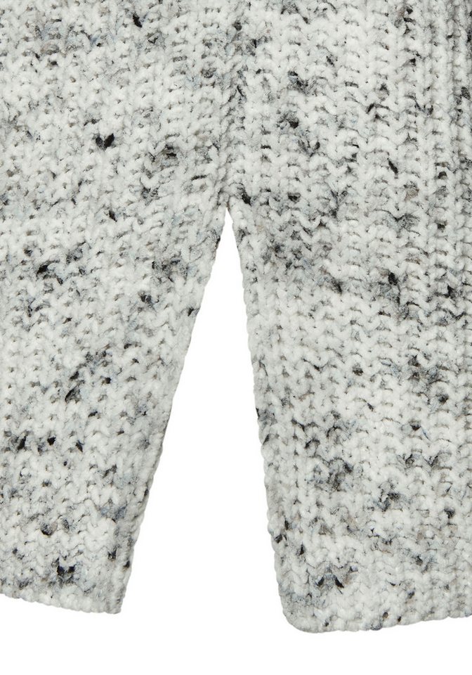 Buffalo V-Ausschnitt-Pullover aus kuschelig weichem Chenillegarn kuschelig weicher Strickpullover, in Multicolor-Optik, Kuschelpullover – Bild 5 von 5