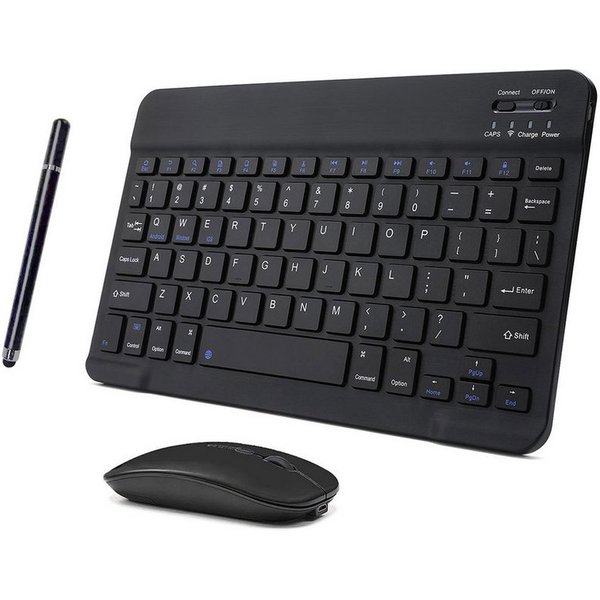 BUFO Tastatur, Maus, Eingabestift 3-in-1-Set drahtlose Bluetooth-Verbindung Tablet-Tastatur
