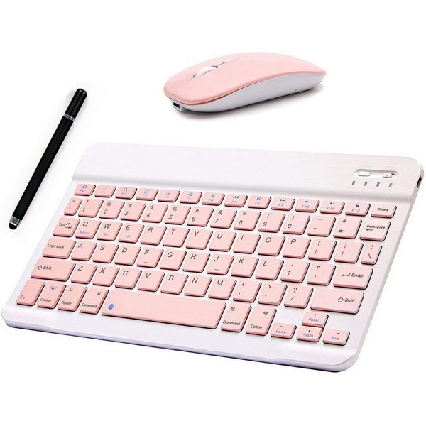 BUFO Tastatur, Maus, Eingabestift 3-in-1-Set drahtlose Bluetooth-Verbindung Tablet-Tastatur