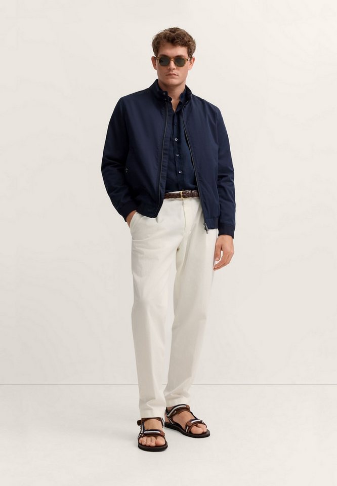 bugatti Blouson Regular Fit mit Strick-Einsätzen und Stretch – Bild 4 von 5