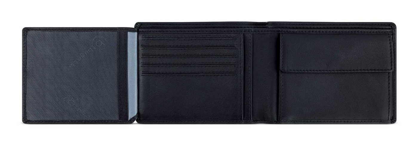 bugatti Geldbörse RFID Wallet With Flap, aus echtem Rindsleder mit RFID-Blocker Schutz – Bild 2 von 5