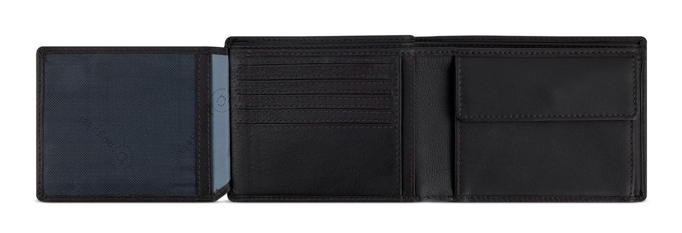 bugatti Geldbörse RFID Wallet With Flap, aus echtem Rindsleder mit RFID-Blocker Schutz – Bild 2 von 5