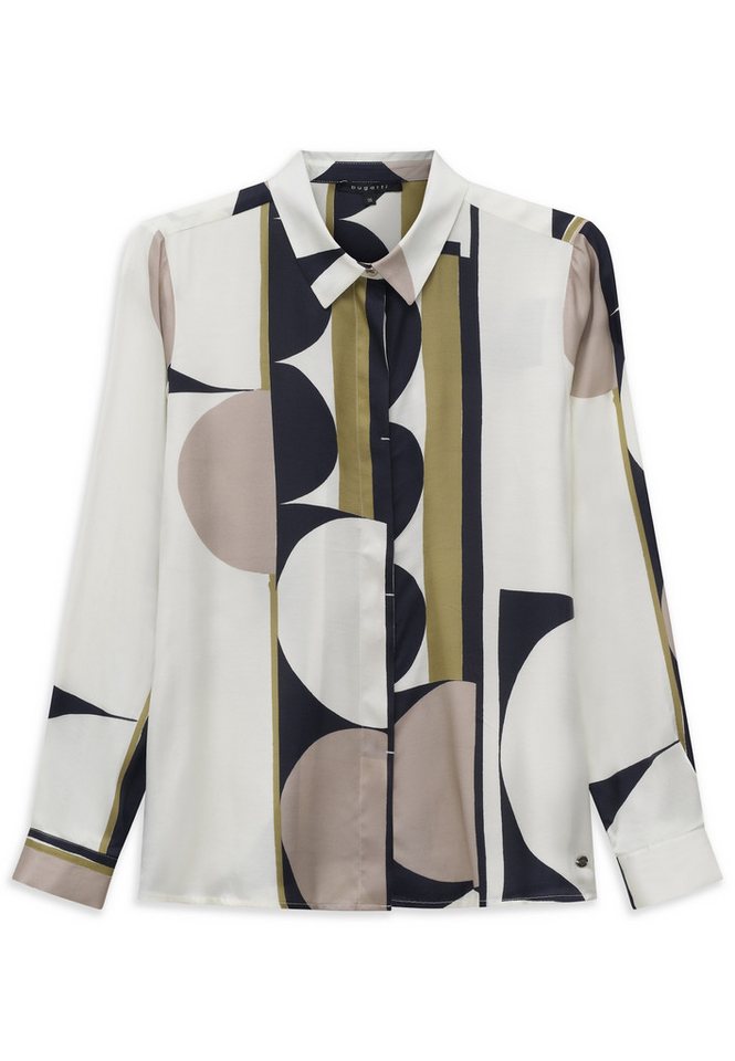 bugatti Hemdbluse Viskose mit verdeckter Knopfleiste – Bild 3 von 5