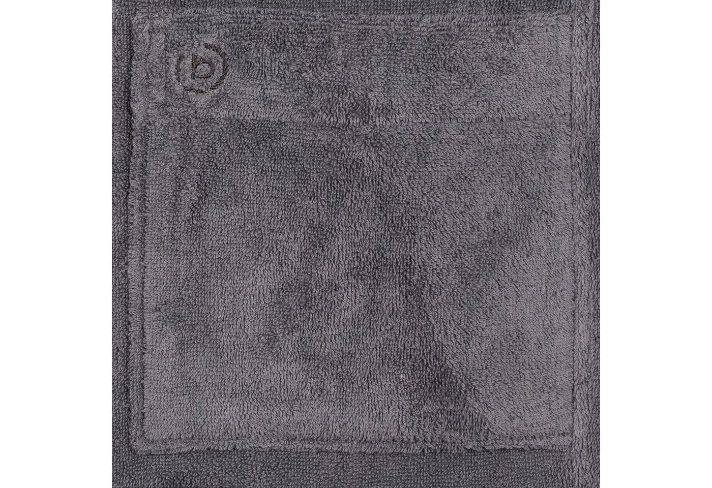 bugatti Herrenbademantel Stefano, ideal für Sauna & Spa, Hotelbademantel, Morgenmantel, Langform, Webfrottier, Kapuze, Gürtel, mit Kapuze, reine Baumwolle – Bild 5 von 5