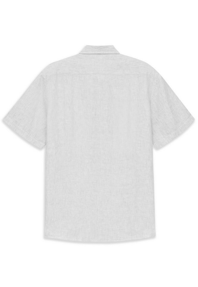 bugatti Kurzarmhemd Modern Fit aus Leinen mit Button-Down-Kragen – Bild 4 von 5