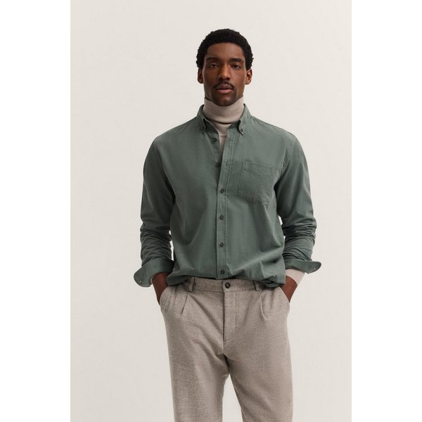 bugatti Langarmhemd Soft Cotton im Modern Fit mit Button-Down-Kragen