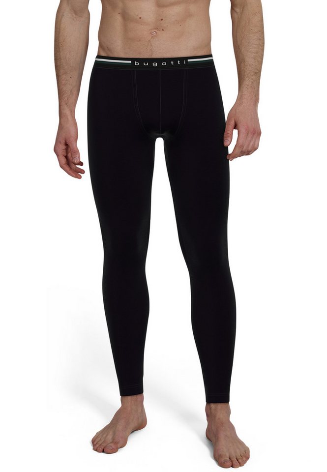 bugatti Lange Unterhose Rom mit Logo, bequem, elastisch, Baumwollmix, schneidet nicht ein, eng – Bild 2 von 5
