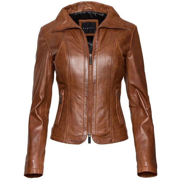 bugatti Lederjacke (1-St) aus hochwertigem Leder