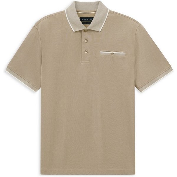 bugatti Poloshirt Modern Fit mit einer Brusttasche