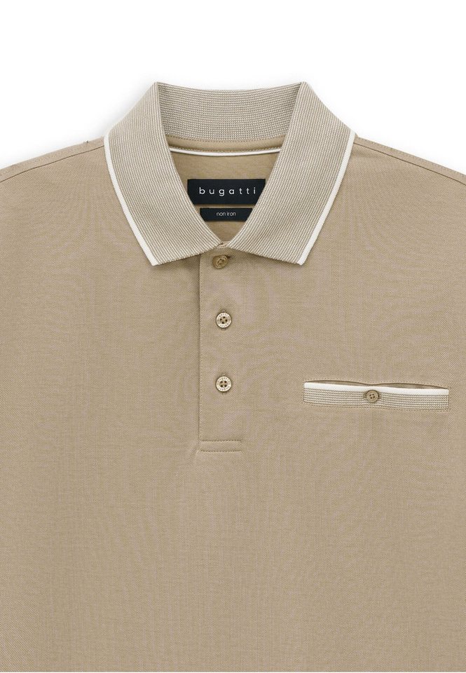 bugatti Poloshirt Modern Fit mit einer Brusttasche – Bild 2 von 3