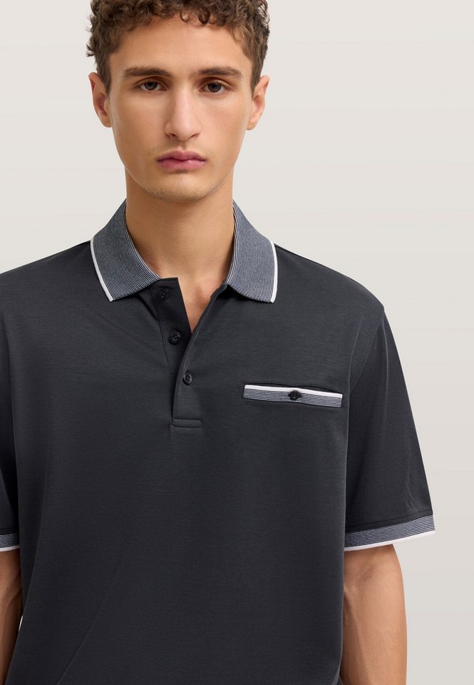 bugatti Poloshirt Modern Fit mit einer Brusttasche – Bild 4 von 4