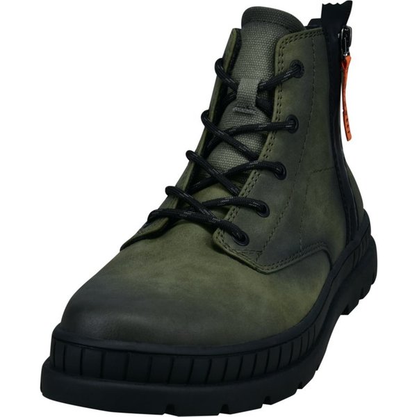 bugatti Schnürboots Schnürstiefelette, Outdoorboots mit Reißverschluss und Anziehlasche