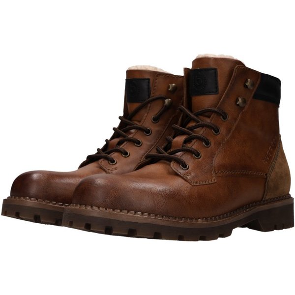 bugatti Schnürboots Schnürstiefelette, Winterboots mit Warmfutter