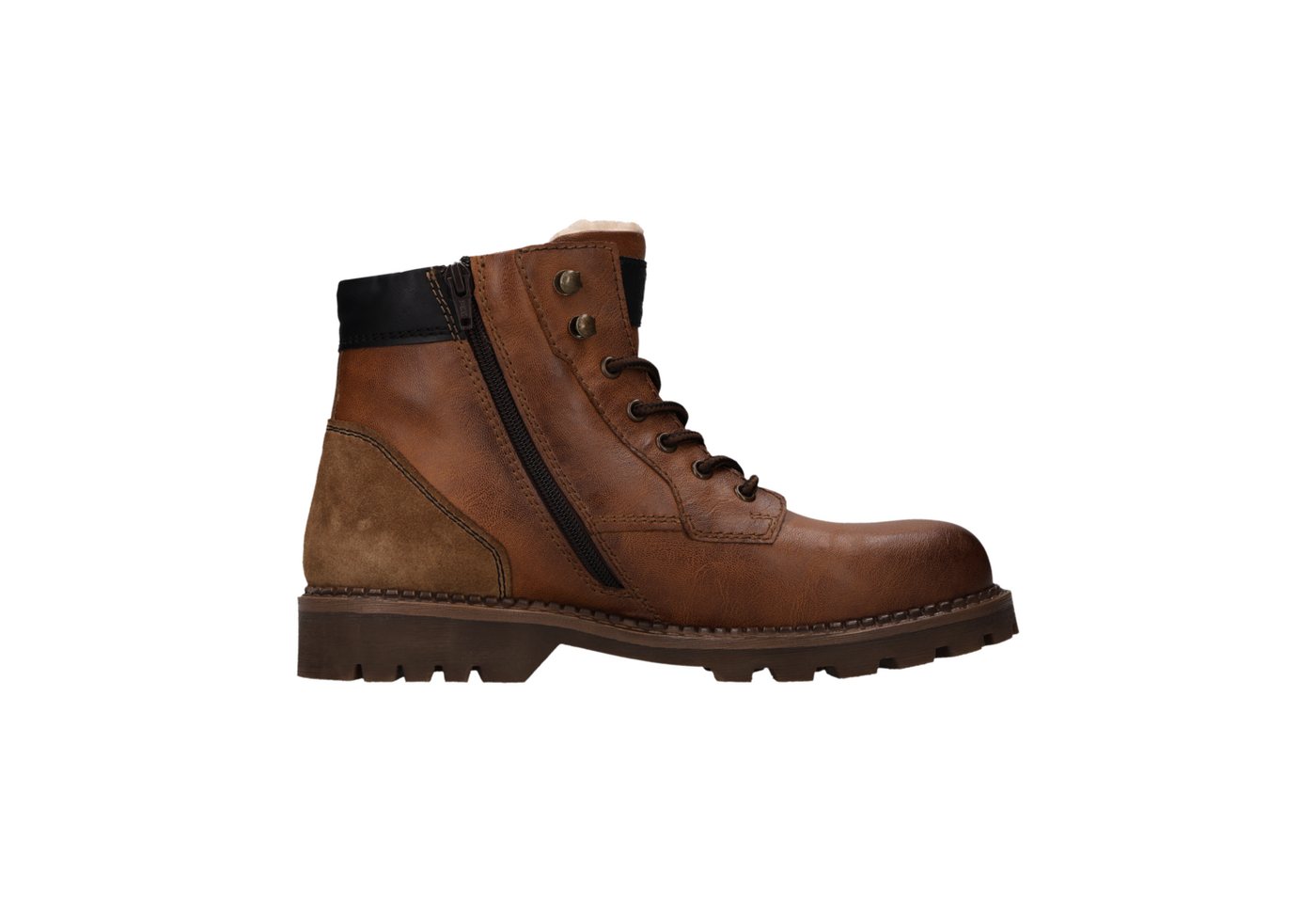 bugatti Schnürboots Schnürstiefelette, Winterboots mit Warmfutter – Bild 4 von 5