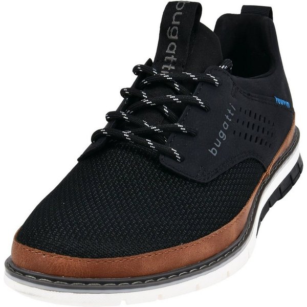bugatti Schnürschuh mit Lochmuster, Freizeitschuh, Halbschuh, Schnürschuh