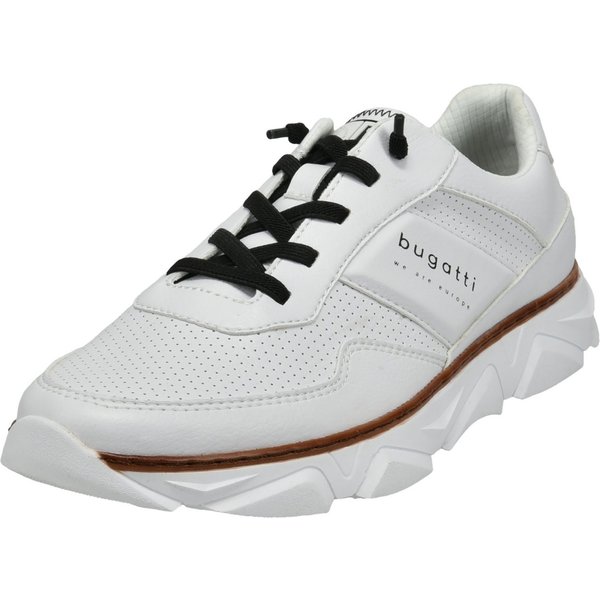 bugatti Slip-On Sneaker, Freizeitschuh, Halbschuh, Slipper mit Kontrast-Rahmenbesatz