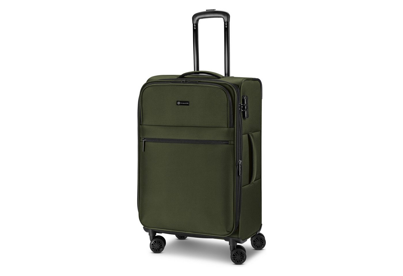 bugatti Trolleyset Valencia Soft, 4 Rollen, (3-teilig, 3 tlg), Polyester – Bild 5 von 5