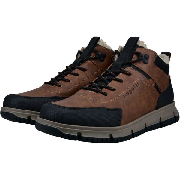 bugatti Winterboots Schnürboots, Outdoorboots mit Logoprägung und TEX-Ausstattung