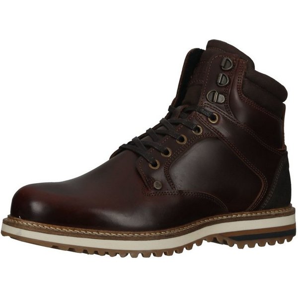 Bullboxer Stiefelette Leder/Textil . Schnürstiefelette