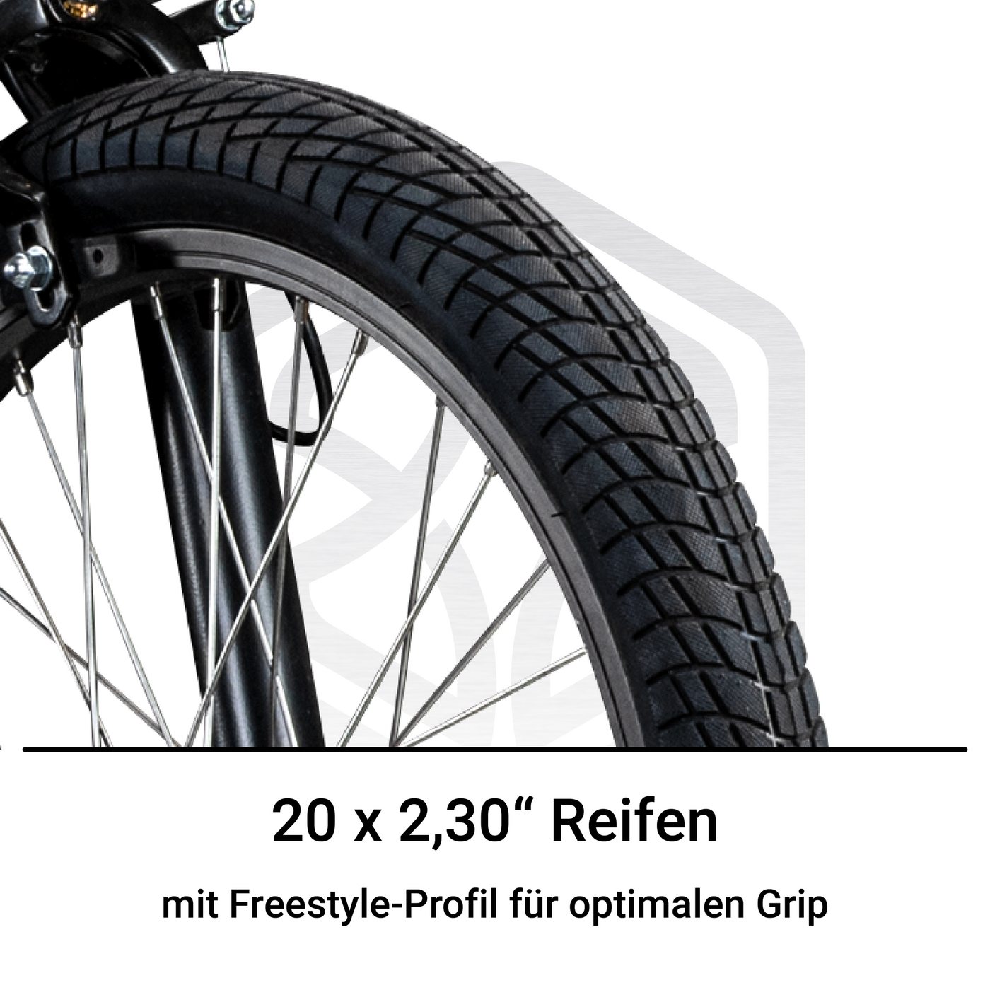 bullseye BMX-Rad Project 301, 1 Gang, BMX Rad 20 Zoll Fahrrad 2 Pegs 360° Rotor Jugendliche Erwachsene – Bild 4 von 5