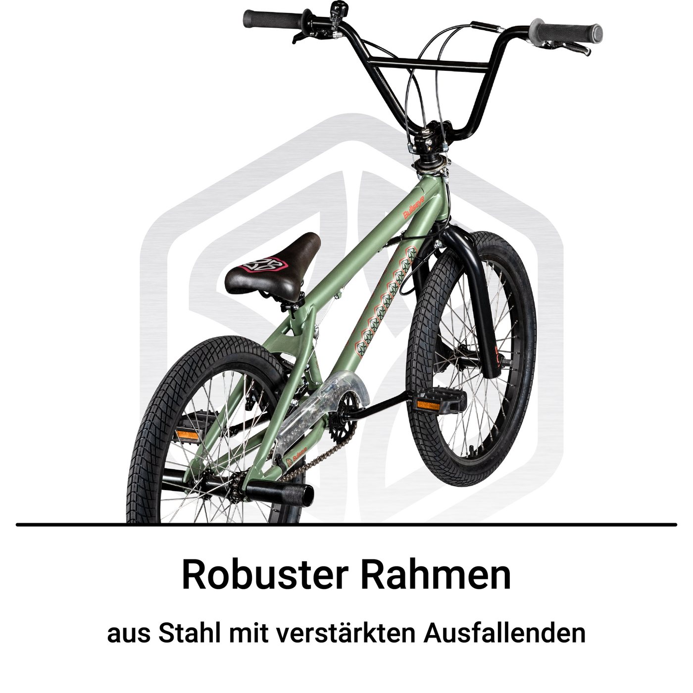bullseye BMX-Rad Project 301, 1 Gang, BMX Rad 20 Zoll Fahrrad 2 Pegs 360° Rotor Jugendliche Erwachsene – Bild 5 von 5