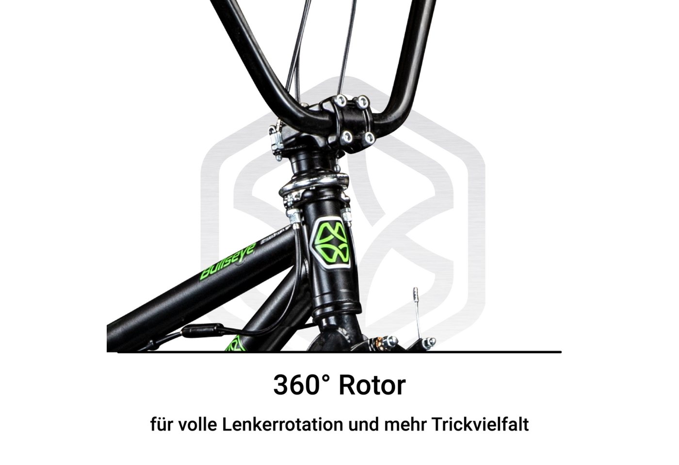 bullseye BMX-Rad Project 301, 1 Gang, BMX Rad 20 Zoll Fahrrad 2 Pegs 360° Rotor Jugendliche Erwachsene – Bild 3 von 5