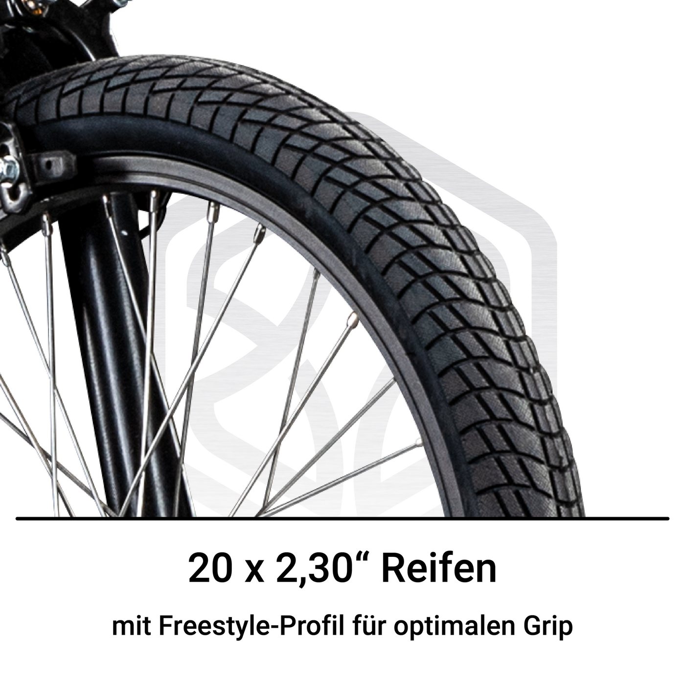 bullseye BMX-Rad Project 301, 1 Gang, BMX Rad 20 Zoll Fahrrad 2 Pegs 360° Rotor Jugendliche Erwachsene – Bild 4 von 5