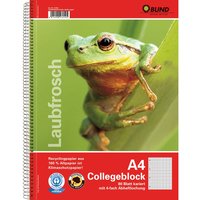 BUND Collegeblock DIN A4 kariert