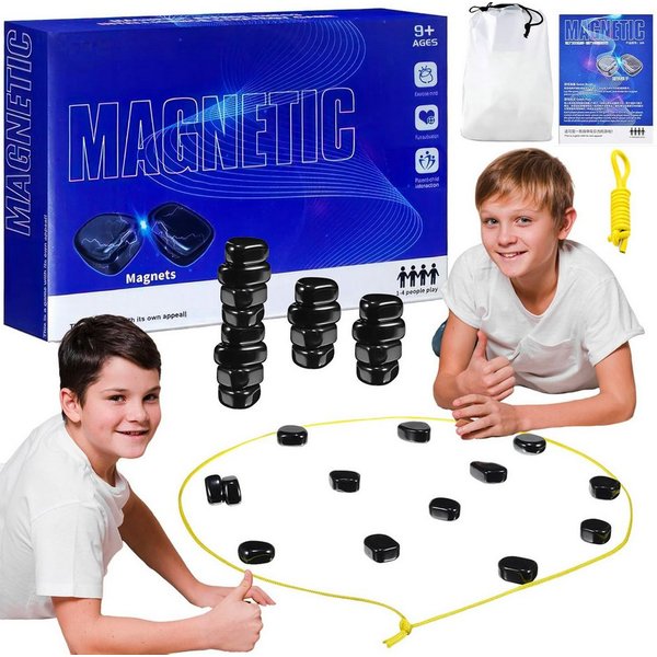 Bundviel Lernspielzeug Lernspielzeug Tisch-Magnetspiel,Reises Magnetisch spiel,Magnetic Chess