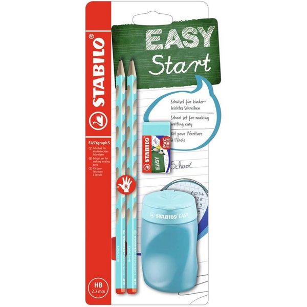 STABILO Buntstift STABILO EASYgraph - Schulset 2 - blau - rechshändig