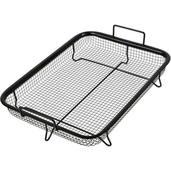 BURI Backblech Backofen Grillkorb Edelstahl Ofen Grillgitter Pommes Hähnchen Gemüse