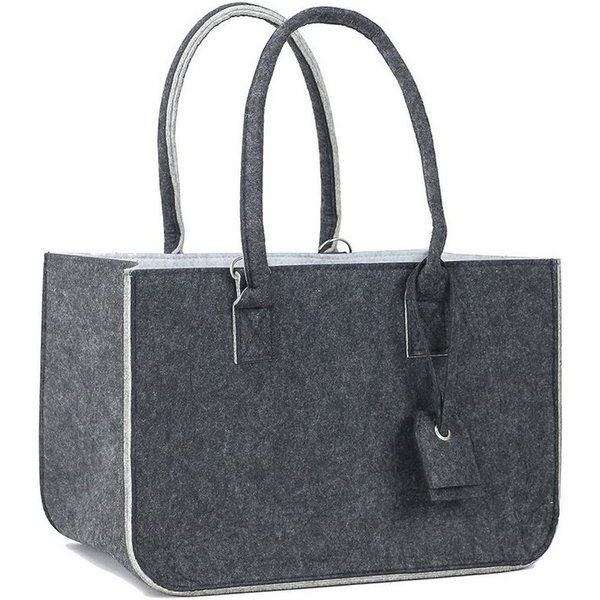BURI Laptoptasche Filztasche groß Einkaufstasche Kaminholztasche Filztaschen Shopper
