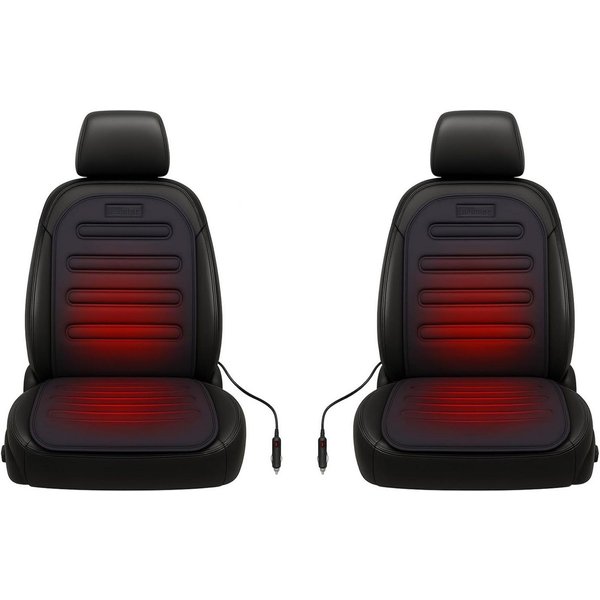 BURI Sitzheizkissen Sitzheizung Autositzheizung beheizbare Sitzauflage 12v Heizmatte 2x