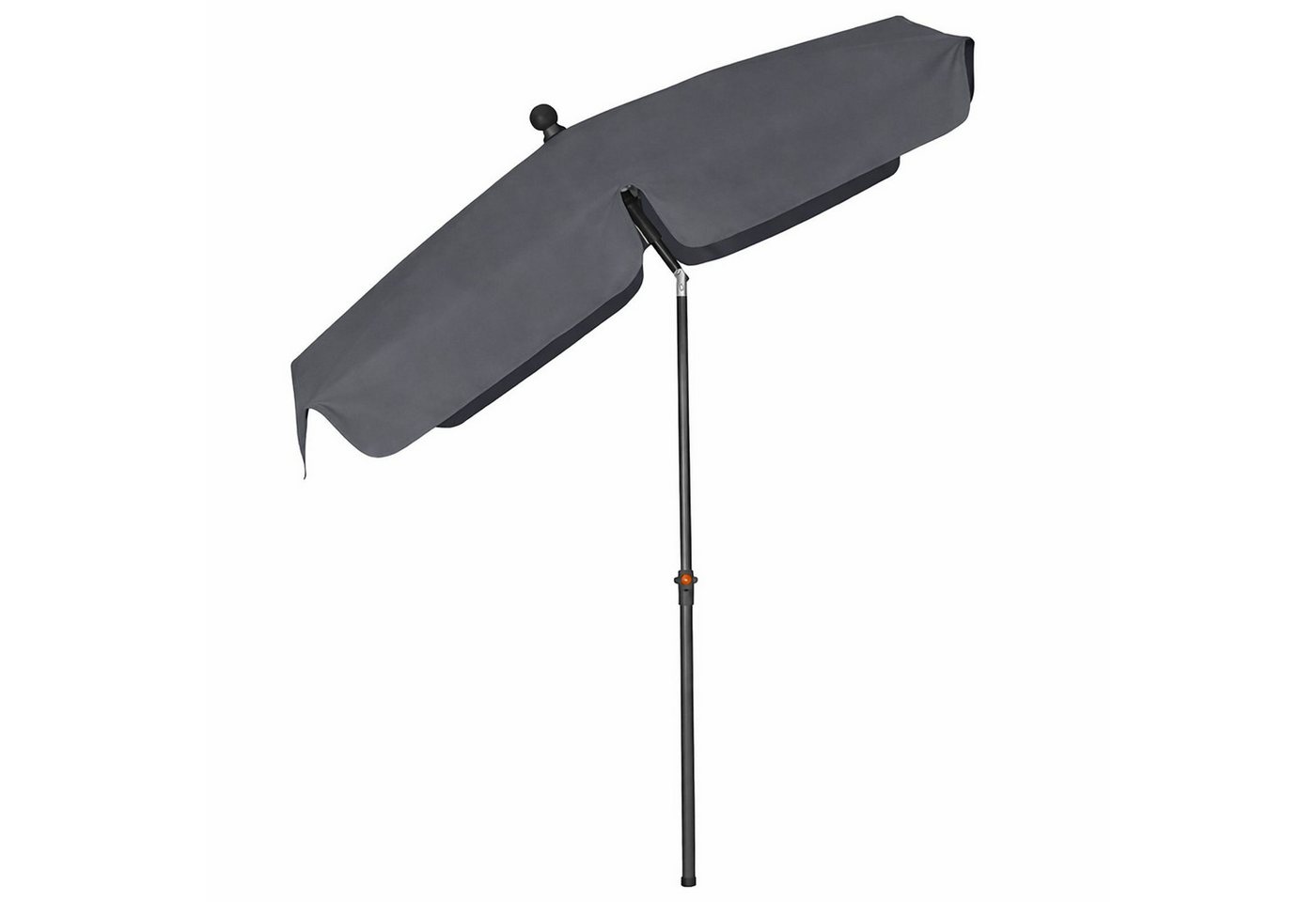 BURI Sonnenschirm Sonnenschirm Gartenschirm Balkonschirm 210x140 cm Rechteckig knickbar – Bild 2 von 5