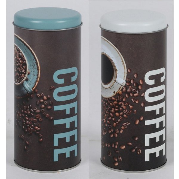 BURI Vorratsdose Kaffeepaddose Vorratsdose Kaffeepads Kaffeespender Paddose Kaffeedose, Metall