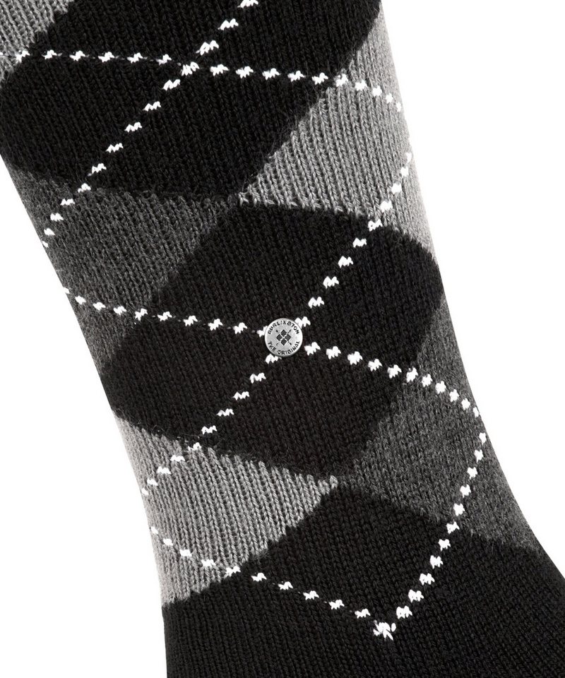 Burlington Kniestrümpfe Preston Einheitsgröße 40-46, Argyle-Muster, besonders weich – Bild 4 von 5