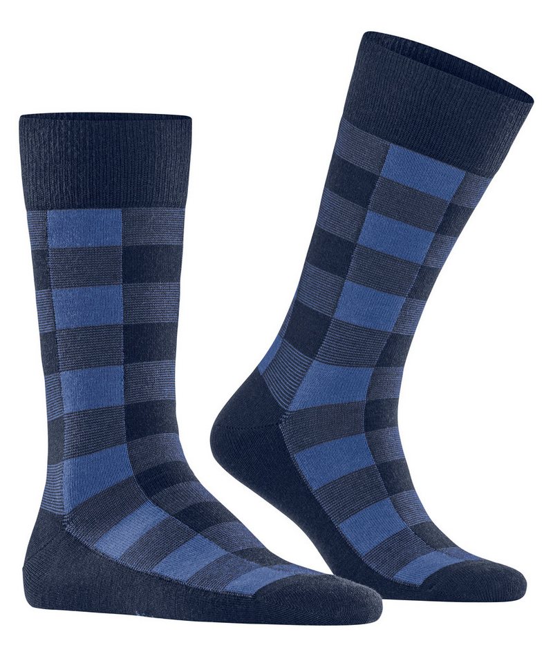 Burlington Socken Buffalo Check Einheitsgröße 40-46, wärmende Wollmischung, Holzfäller-Karo – Bild 2 von 5
