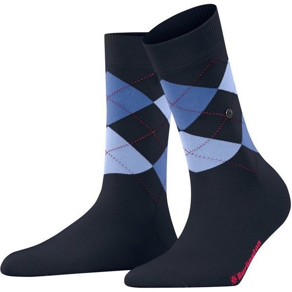 Burlington Socken Covent Garden Einheitsgröße 36-41, Argyle-Muster, Burlington-Clip