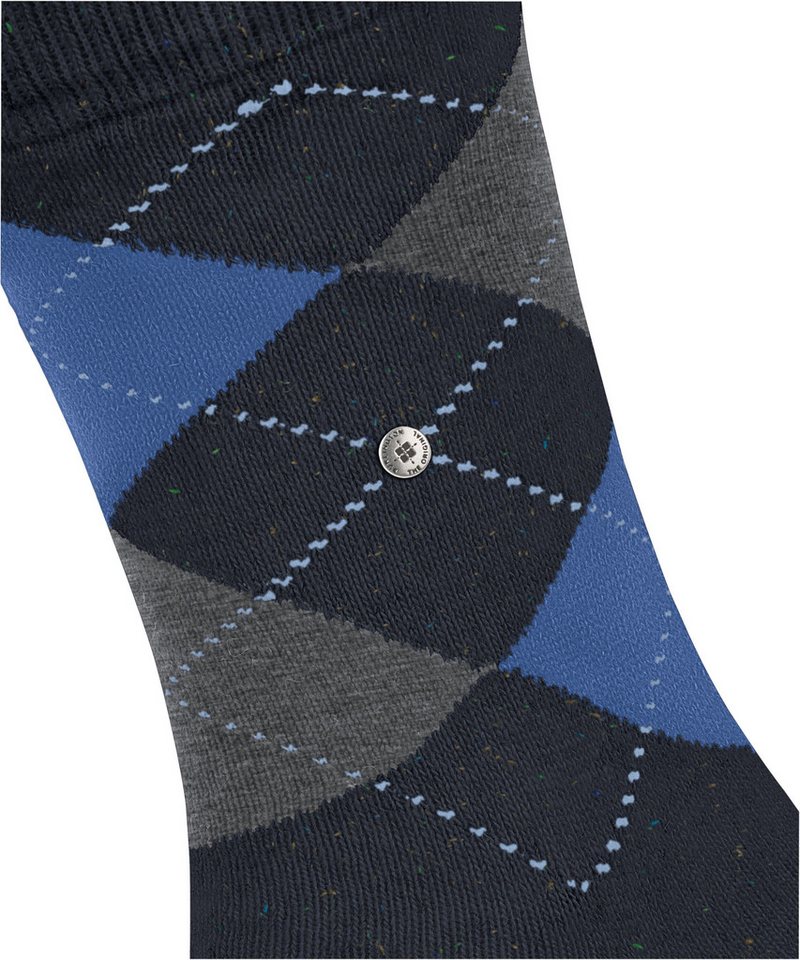 Burlington Socken Dundee Einheitsgröße 40-46, Argyle-Muster, Burlington-Clip – Bild 4 von 5