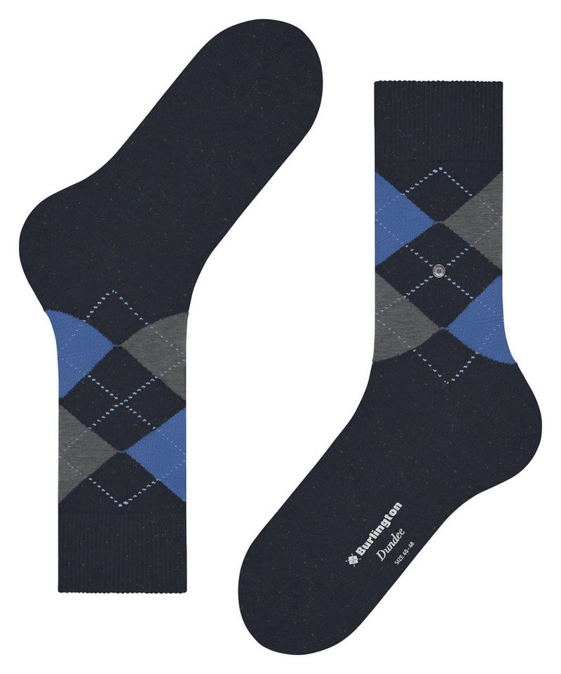 Burlington Socken Dundee Einheitsgröße 40-46, Argyle-Muster, Burlington-Clip – Bild 5 von 5