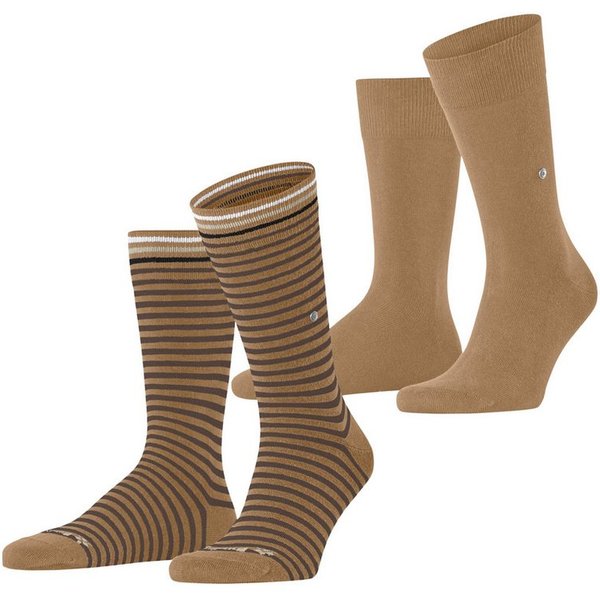 Burlington Socken Everyday Stripe (2 Paar) Einheitsgröße 40-46, gestreift und unifarben