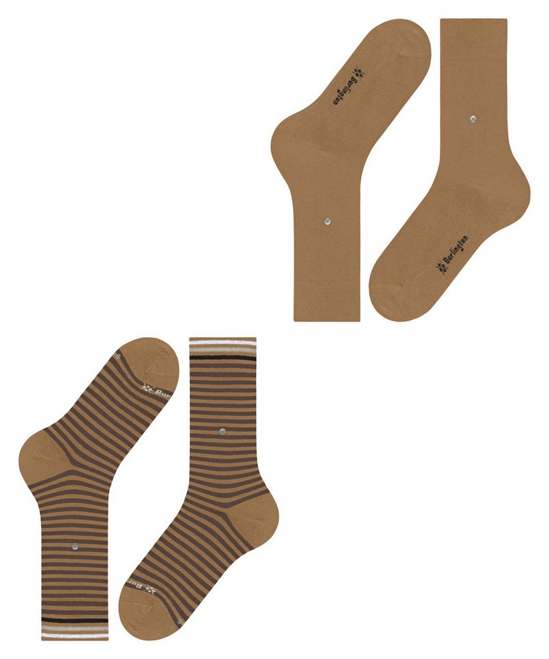 Burlington Socken Everyday Stripe (2 Paar) Einheitsgröße 40-46, gestreift und unifarben – Bild 5 von 5