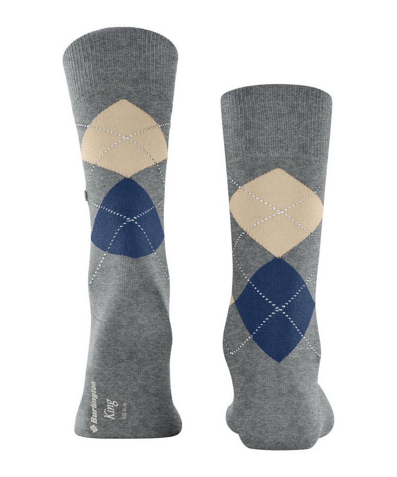 Burlington Socken King Einheitsgröße 40-46, Argyle-Muster, Burlington-Clip – Bild 3 von 5