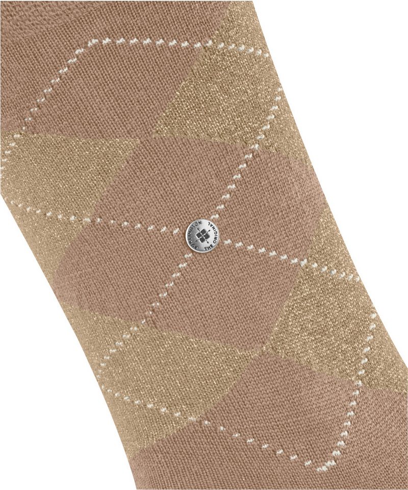 Burlington Socken Marylebone Glitter Einheitsgröße 36-41, Argyle-Muster, Lurex-Fäden, wärmend – Bild 4 von 5