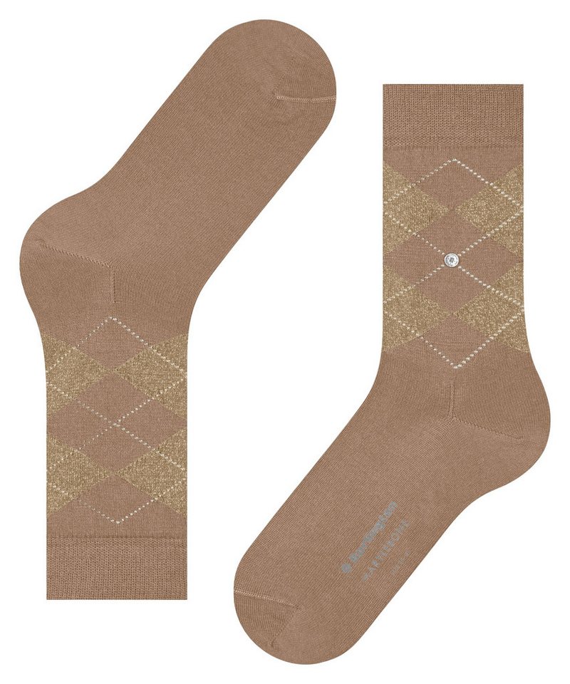 Burlington Socken Marylebone Glitter Einheitsgröße 36-41, Argyle-Muster, Lurex-Fäden, wärmend – Bild 5 von 5